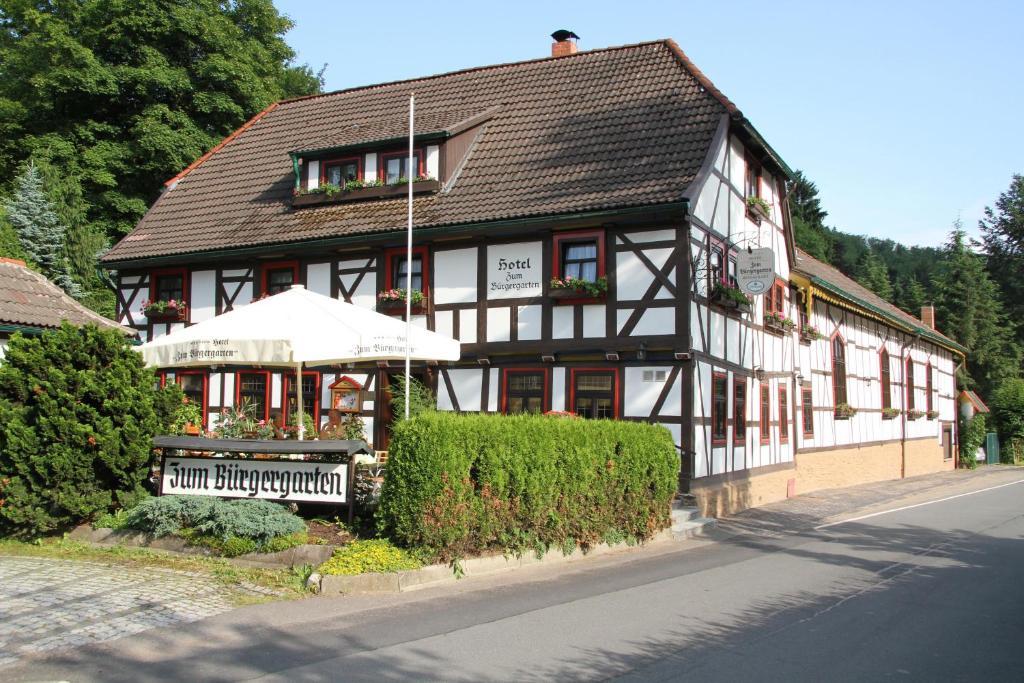 Hotel Zum Buergergarten Stolberg  Екстер'єр фото